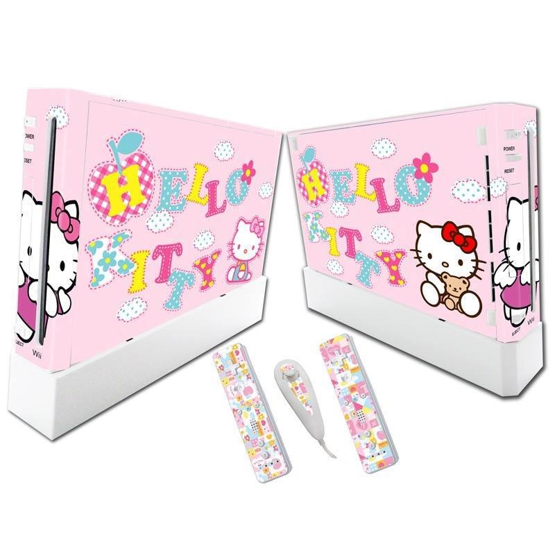 Suitable for WII stickers wii body stickers Wii pain stickers HelloKitty Pikachu stickers