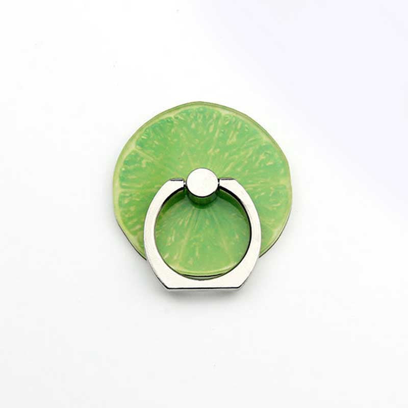 New Arrival Mobile Phone Holder Metal Finger Ring Holder Cute Lemon Fruits Phone Ring Holder Phone Stand Support