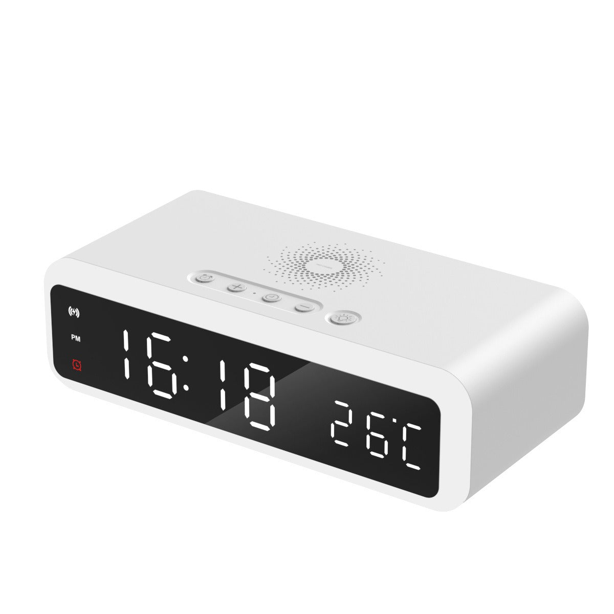 New clock thermometer wireless charging 15W mobile phone wireless charging multifunctional digital alarm clock wireless charging