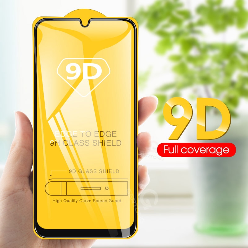 9D Curved Tempered Glass on the For Samsung Galaxy A30 A50 A10 Screen Protector on For Samsung M10 M20 M30 Protective Glass Film