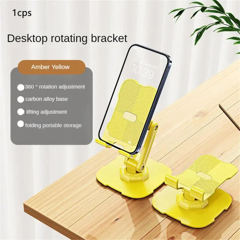 Mobile desktop stand rotatable foldable TV series tablet phone stand