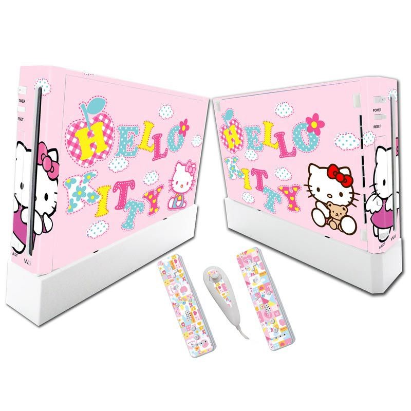 Suitable for WII stickers wii body stickers Wii pain stickers HelloKitty Pikachu stickers