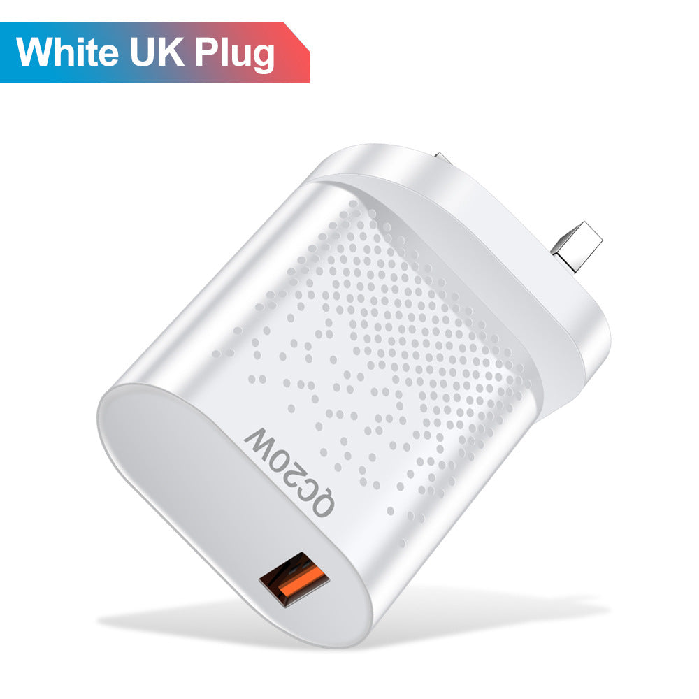 Compatible with 20W super fast charging charger and mobile fast charging head