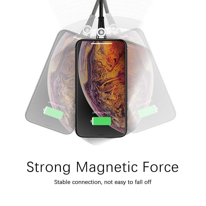 Universal 180° rotation Magnetic Micro USB Cable Fast Charging Type C Cable Magnet Charger Cable